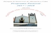 Paróquia de Santa Cruz de Albergaria-a-Velha Programa ...paroquiadealbergaria.pt/catequese/media/pdf/Programa Pastoral 2017... · 21.00 Centro ParoquialEncontro com os Jovens de