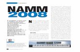 NAMM - backstage.com.br · duais para cada peça). YAMAHA Realmente a “carta na manga” da Yamaha neste início de ano não esta-va em nenhum produto lançado na NAMM (até porque,