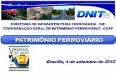 Departamento Nacional de Infraestrutura de Transportes DNIT · Trem das Montanhas Capixabas – governo do Estado do Espírito Santo Trem Turístico dos Vales e Montanhas da Serra
