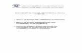 REGULAMENTO DE COMPRAS, CONTRATAÇÃO DE OBRAS E SERVIÇOS. 1 ... · PDF file1. manual de rotinas para administraÇÃo financeira; 2. manual de rotinas administrativas para faturamento