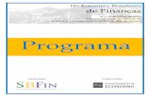 14 a 16 de julho de 2016 Departamento de Economia da ...sbfin.org.br/files/xvi-ebfin-programacao.pdf · 4 Sociedade Brasileira de Finanças A Sociedade Brasileira de Finanças (SBFin),