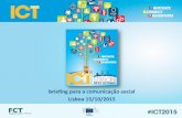 briefing para a comunicação social Lisboa 15/10/2015ec.europa.eu/information_society/newsroom/image/document/2015-42/... · 22% participantes portugueses + 0,4% de outros países