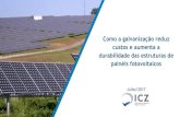 Como a galvanização reduz custos e aumenta a durabilidade das … · Mapa da Radiação Solar no Brasil Fonte: Atlas Solarimétrico do Brasil, ICZ. Taxa de corrosão do aço no
