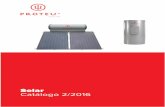 Solar Cat logo 2/2016 · Proteu Solar - Catálogo Técnico 7 4 - Tipos de Sistemas Solares Para o aquecimento de água, no que diz respeito à captação de energia proveniente da