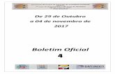 Boletim Oficial - selj.sp.gov.br · a 04 de novembro de 2017 Boletim Oficial 4 . ... Lais Resende Silva Barretos Barretos 2 2 ... Dia 01 de novembro de 2017 - quarta feira. 1 1 1