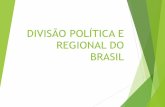 DIVISÃO POLÍTICA E REGIONAL DO BRASIL · anos após a chegada dos portugueses ao Brasil. ... feita da mesma forma pelo ... Mudanças que estão no mapa. Ciências Hoje das Crianças,