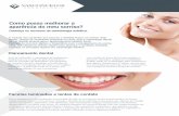 Como posso melhorar a aparência do meu sorriso? · 2018-09-12 · mimetizando as características do dente natural e tornando as peças altamente estéticas. com auxílio de fonte