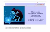 Sistema de Gestão de Saúde e Segurança Ocupacional OHSAS …comexito.com.br/OHSAS18001/OHSAS18001_mod1.pdf · Consolidação das Leis do Trabalho – revisada em 22 de dezembro