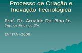 Processo de Criação e Inovação Tecnológica - ITAevfita.ita.br/evfita2008/local_arquivos/EVFITA_2008_arnaldo.pdf · Documentação e Informação Tecnológica do INPI, no artigo