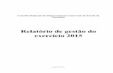 Relatório de gestão do exercício 2015coretocantins.org.br/site/.../relatorios/relatorio_gestaotcu_2015.pdf · pela 139/2014 e 143/2015, da Portaria TCU nº ... O Relatório de