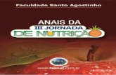 ANAIS DA III JORNADA DE NUTRIÇÃO - fsanet.com.br · Associação entre a gravidez na adolescência e o baixo peso ao nascer: ... Importância da pirâmide alimentar no processo