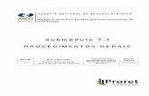 Módulo 7: Estrutura Tarifária das Concessionárias de Distribuição Submódulo 7 1... · PDF fileProcedimentos de Regulação Tarifária Assunto Submódulo Revisão Data de Vigência