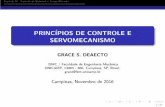 PRINC䐀PIOS DE CONTROLE E SERVOMECANISMOgrace/controle_discreto.pdf · naturalmente, erros de quantizac˜ao que dependem da precis˜ao do ... em que ˆu∗(s) ´e a transformada