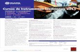 Cursos de Instrumentos Tradicionais 2011entos Tradicionais ... · As inscrições estão limitadas ao número de ... Violino: número mínimo de 8 e máximo de 15 ... INICIAÇÃO