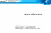 Apresentação do PowerPoint - sertie.fct.unesp.brsertie.fct.unesp.br/wp-content/uploads/2017/10/11-Ex-Algebra-Relac... · – Introdução ao geoprocessamento (slides 1) – Estruturas
