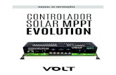 Manual Controlador Solar MPPT Evolution - volt.ind.brvolt.ind.br/manuais/ctrl_mppt_solar_ev.pdf · carga e descarga da bateria, bateria carregada, bateria descarregada, sobre carga