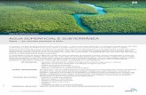 ÁGUA SUPERFICIAL E SUBTERRÂNEA content/presences... · Energia geotérmica Interações entre águas superficiais e subterrâneas Remediação RIOS Operações em rios Avaliação