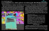 PARÓQUIA CATEDRAL DE SÃO CARLOS BORROMEUcatedralsaocarlos.com.br/wp-content/uploads/2018/01/Informativo_5.pdf · Para melhor enriquecer nossa Novena do Padroeiro com nossa participação,