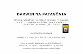 Darwin na Patagonia - Ensino e divulgação · Quando nos encontramos no meio de uma destas planícies desertas e olhamos em direção do interior do país, as desigualdades de outra