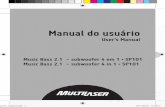 1 Music Bass 2.1 - subwoofer 4 em 1 • SP101 Music Bass 2.1 ...arquivos.multilaser.com.br/manual/sp101_manual_rv0.pdf · ligue o aparelho colocando o interruptor na posição ON.