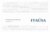 Infor Trimestrais Selecionadas dez11 - itausa.com.br · Pelo 7º ano consecutivo, o Itaú Unibanco manteve-se dentre o grupo de empresas selecionadas para compor a carteira do Índice