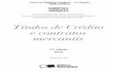  · sinopses iurídicos; v. 22) l. Controtos (Direito comerciol) 2. ritUlos de crédito — Brasil l. TítUlo. Il. ... Data de fechamento da edição: 2-12-2015