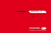 CNC 8055 ·T· - Fagor Automation · euros a Fagor Automation em conceito de custos de preparação e envio. ... 100 5.4 Substituir ... Modelo GP M MC MCO EN T TC TCO