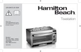 Hamilton Beach Toastation Toaster Oven (31156-BZ127) - Use ...useandcares.hamiltonbeach.com/files/840282900.pdf · a bancada ou a mesa, onde ele pode ser puxado por crianças ou acidentalmente