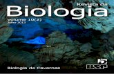 Biologia de Cavernas - IB · Revista da Biologia (2013) 10(2): 1–7 Revisão ib.usp.br/revista ... dos ecossistemas da sub-superfície. Cada população estabelecida no meio subterrâneo