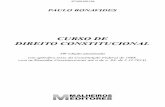CURSO DE - core.ac.uk · PAULO BONAVIDES CURSO DE DIREITO CONSTITUCIONAL 30ª edição,atualizada (em apêndice texto da Constituição Federal de 1988, com as Emendas Constitucionais
