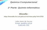 Química Computacional 1ª Parte: Quimio-informática Moodlejoao.airesdesousa.com/agregacao/slides_2013/Estruturas_slides.pdf · aumentar com o quadrado do número de átomos. Uma