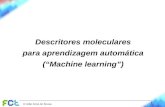 Descritores moleculares para aprendizagem automática ...joao.airesdesousa.com/agregacao/slides_2013/descritores_QSPR... · • Nº de átomos, nº de átomos de carbono, ... •