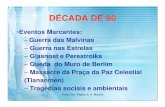 DÉCADA DE 80 - sapienstek.com · Profa. Dra. Regina S. A. Martins DÉCADA DE 80 MASSACRE DA PRAÇA DA PAZ CELESTIAL • Abertura econômica vai levar populaçâo a pressionar por