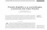 Paulo Egídio e a sociologia criminal em São Paulo · USP, S. Paulo, 12(1): 101-122, maio de 2000. ARTIGO RESUMO: Este artigo discute a trajetória intelectual e política de Paulo