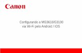 Configurando a MG3610/G3100 via Wi-Fi pelo Android / IOS · Passo 3. Se a seguinte tela aparecer, toque em Sim e siga as instruções para conectar a impressora a uma rede. Configurando