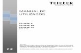 MANUAL DE UTILIZADORmedia.bc.pt/multimedia/ARTIGOS_DOCS/Manual de utilizador... · 2014-06-19 · Este manual contém informações de limitações sobre o uso do produto e ... Notas