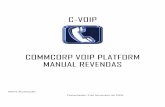 C-VOIP - commcorp.com.br · Imagem 5 – Listagem de Grupos. 8 1.2 Canais Também chamados de linhas. Um canal contém as informações de registro para ser utilizado no softphone