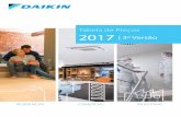 Tabela de Preços 2017 | 3ª Versãopolozero.com/files/files/Tabela_de_Preços_Daikin_Portugal_2017... · Tabela de Preços 2017 | 3ª Versão COMERCIAL INDUSTRIAL. 1 Gama Doméstica