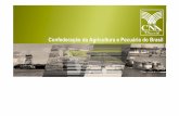 Confederação da Agricultura e Pecuária do Brasil · PONTOS NOTÁVEIS: ESTRUTURA-BASE FÍSICA = ARMAZENAGEM CONFIÁVEL-GARANTIA BANCÁRIA + SEGURO ... Safra 2013/14 em milhões