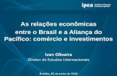 As relações econômicas entre o Brasil e a Aliança do Pacífico: …funag.gov.br/images/2018/Junho/Mercosul/Apresentations/... · 2018-06-05 · Comércio bilateral Brasil-AP Exportações,