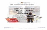 RELATÓRIO DE ATIVIDADES OPERACIONAIS NOTÁVEIS · evento: 22ª corrida dos bombeiros ..... 25 evento: campeonato brasileiro 2017 - corinthians x botafogo ... r. fortunato x r. canuto