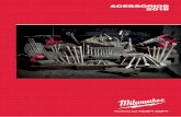 03 Milwaukee Accessories Catalogue 2018-2019 ES-PT-NL · temperaturas em aplicações de corte de metal. Q Construção em Bi-Metal - Dentes em aço de alta velocidade são soldados