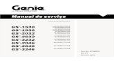 Manual de serviço - Geniegenie.njjzg.com/database/PartsAndServiceManuals/data/Service/... · Março de 2007 ii GS-30 † GS-32 † GS-46 Núm. de peça: 97385PB Importante Leia,