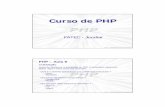 Curso de PHP - tecspace.com.brtecspace.com.br/paginas/aula/php/aula08.pdf · Diretório de onde o PHP poderá carregar dinamicamente as extensões. Veja também enable_dl e dl().