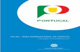 FACIM - FEIRA INTERNACIONAL DE MAPUTO · Portugal toca, todos os dias, milhões de pessoas com produtos inovadores como moldes, ... Carnes Landeiro ... uma vasta gama de produtos