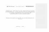 MANUAL TÉCNICO DE METODOLOGIA ... - fatecbauru.edu.brfatecbauru.edu.br/mtg/source/MANUAL DE METODOLOGIA 1.pdf · Manual Técnico de Metodologia Científica 3 Referências: Conjunto