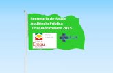 Secretaria de Saúde Audiência Pública 1º Quadrimestre 2015embudasartes.sp.gov.br/e-gov/public/arquivos/2015/pdf/edital/AUD1... · SAMU Capacitação de professores da rede municipal