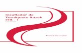 Manual - Insuflador de Torniquete Razek - Rev 03 · Procedimento de desinflar e desligamento.....08 LIMPEZA, DESINFECÇÃO E ESTERILIZAÇÃO ...