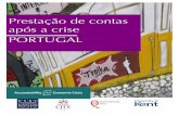 Prestação de contas após a crise PORTUGAL · 2018-09-02 · O poder judiciário tem estado ... congregou representantes do Fundo Monetário Internacional, do Banco Central Europeu