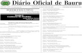 Diário Oficial de Bauru · ANO XIV - 1674  SÁBADO, 06 DE JUNHO DE 2009 DISTRIBUIÇÃO GRATUITA PODER EXECUTIVO Rodrigo Antonio de Agostinho Mendonça
